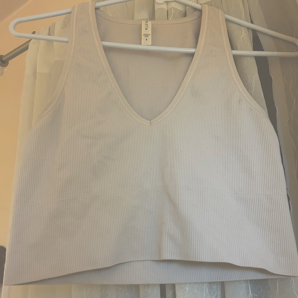 Athleta Aurora Seamless Crop Rib Tank